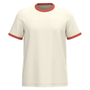 Eco-Friendly Men's Ringer T-shirt With Washed Effect Binding, miniatyr 3